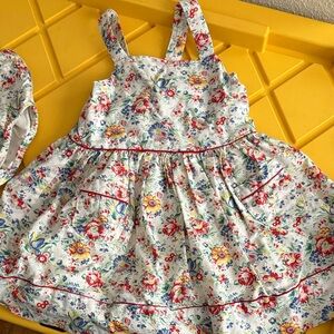 Ralph Lauren Baby Floral Print Dress with Pockets